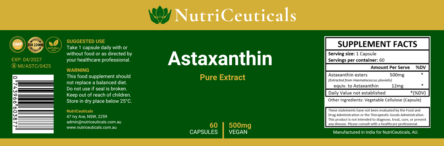 Astaxanthin